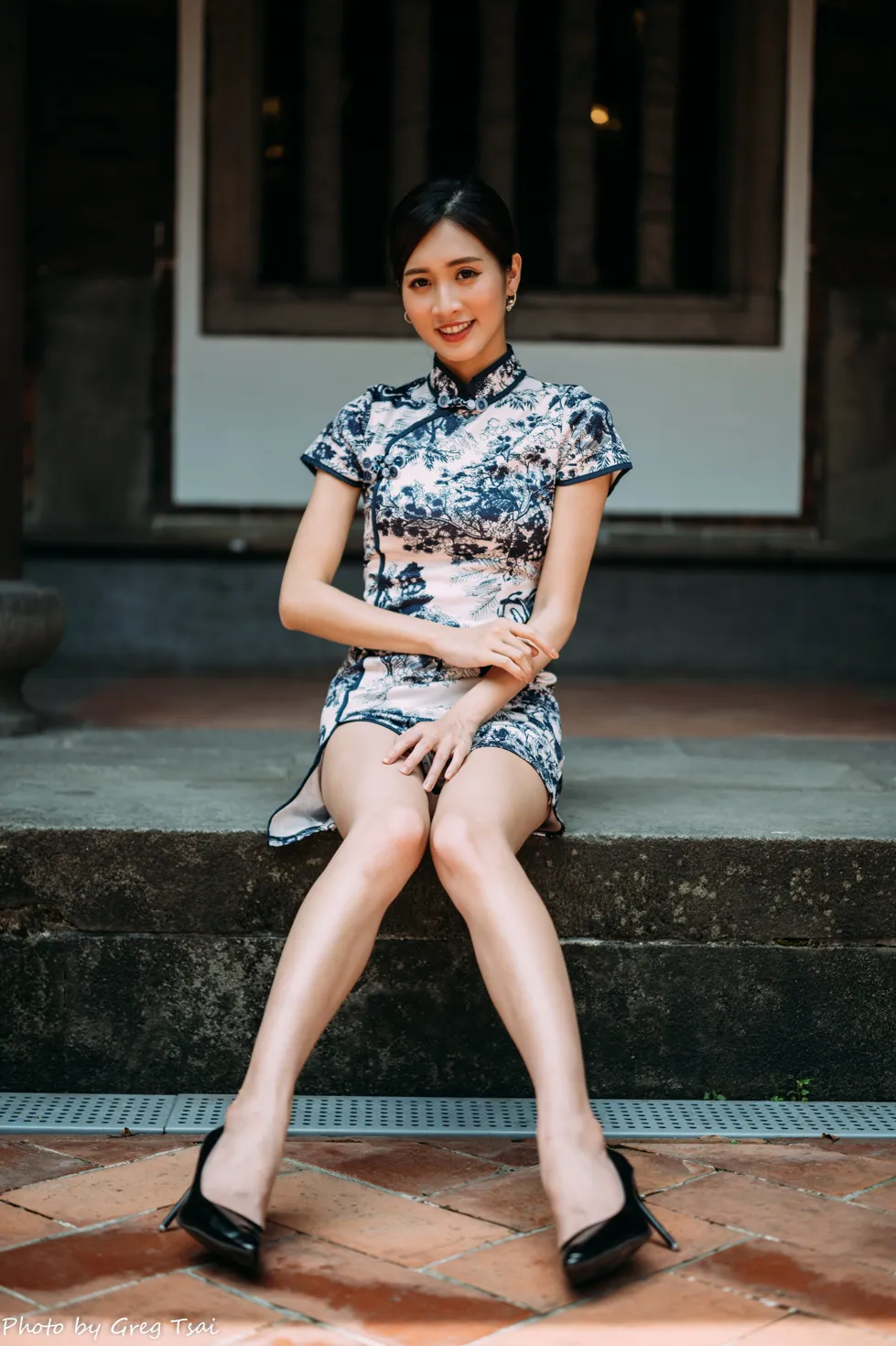 [Mzsock] NO.151 Zhang Jun short cheongsam, stockings, high heels and beautiful legs street photography#[54P]-17